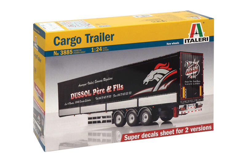Italeri - 3885 - CARGO TRAILER 1:24