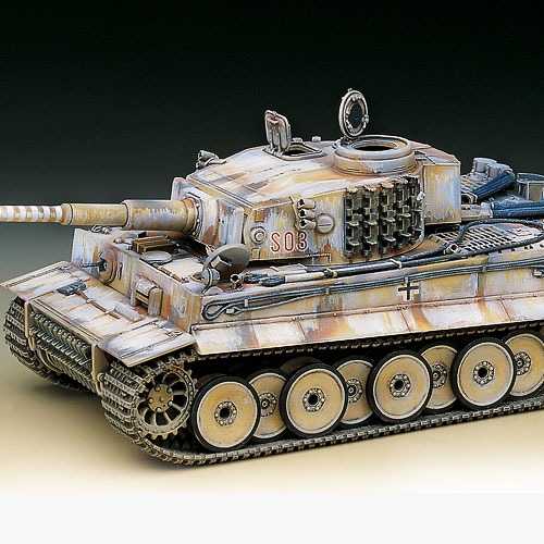 Academy - 13264 - TIGER-I WWII TANK EARLY-EXTERIOR MODEL 1:35