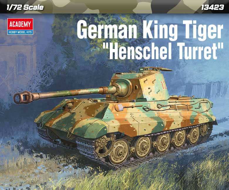 Academy - 13423 - German King Tiger Henschel Turret 1:72