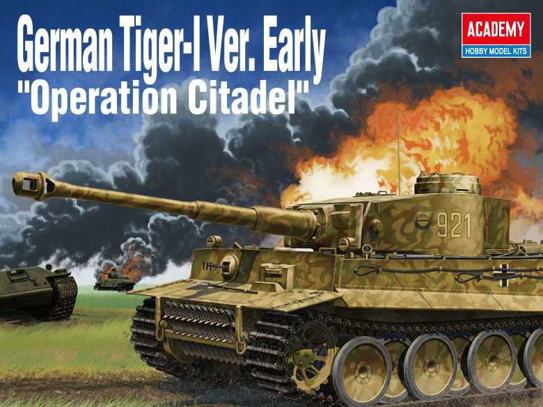 Academy - 13509 - German Tiger-I Ver. EARLY Operation Citadel 1:35