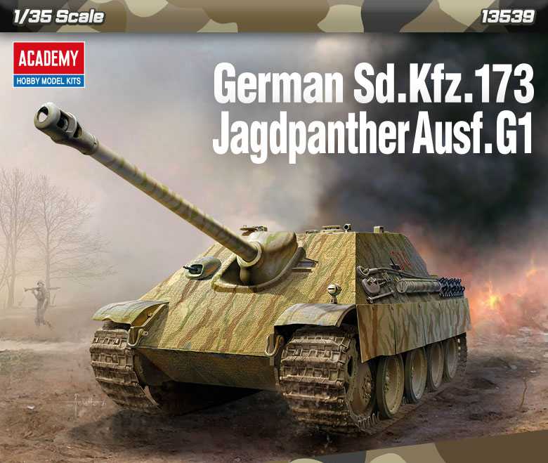 Academy - 13539 - German Sd.kfz.173 Jagdpanther Ausf.G1 1:35