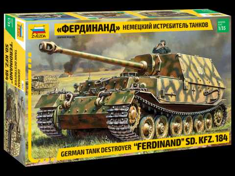 Zvezda - 3653 - Sd.Kfz.184 Ferdinand 1:35