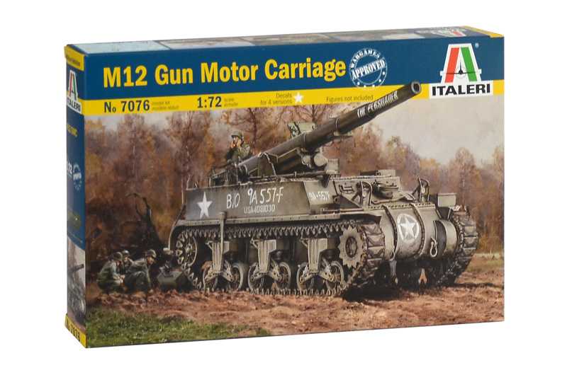 Italeri - 7076 - M12 Gun Motor Carriage 1:72