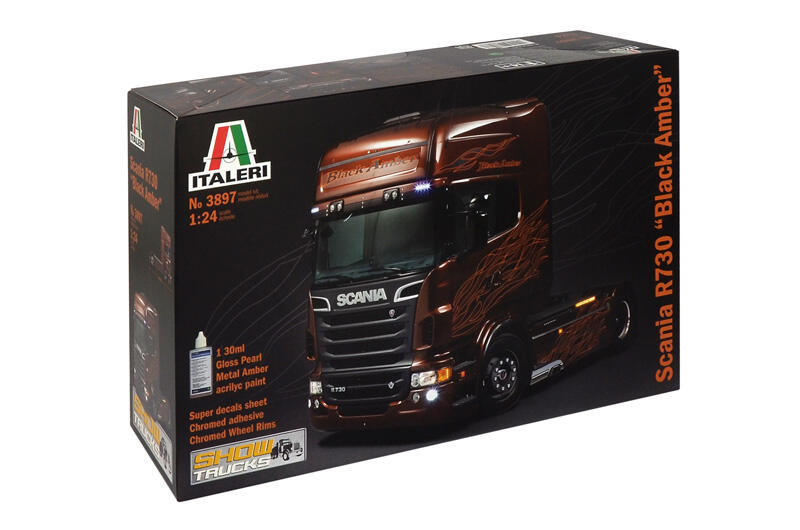Italeri - 3897 - SCANIA R BLACK AMBER 1:24