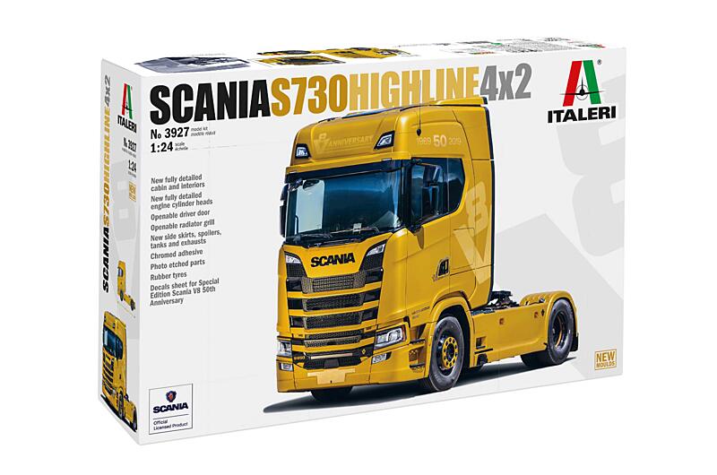 Italeri - 3927 - SCANIA S730 HIGHLINE 4x2 1:24