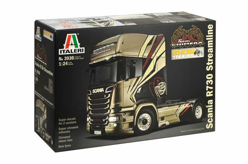Italeri - 3930 - SCANIA R730 STREAMLINE TEAM CHIMERA 1:24