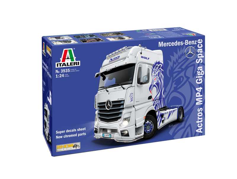 Italeri - 3935 - Mercedes-Benz ACTROS MP4 Giga Space 1:24