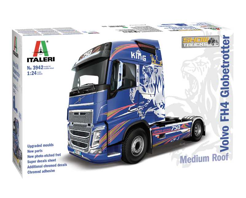 Italeri - 3942 - VOLVO FH4 Globetrotter Medium Roof 1:24