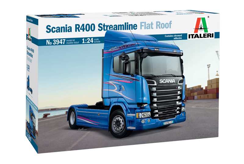Italeri - 3947 - SCANIA R400 STREAMLINE Flat Roof 1:24