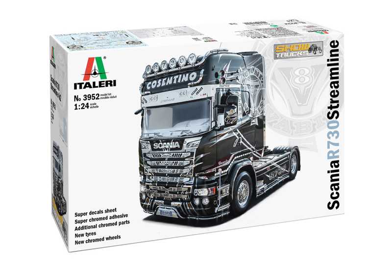 Italeri - 3952 - Scania R 730 Streamline 4x2 Show Trucks 1:24