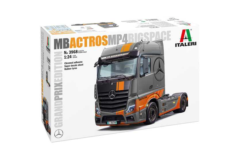 Italeri - 3968 - Mercedes-Benz Actros MP4 Space Grand Prix Edition 1:24