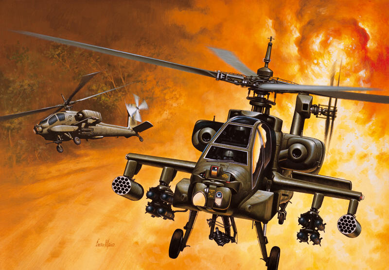 Italeri - 0159 - AH-64A APACHE 1:72