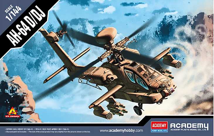 Academy - 12625 - AH-64D/DJ 1:144