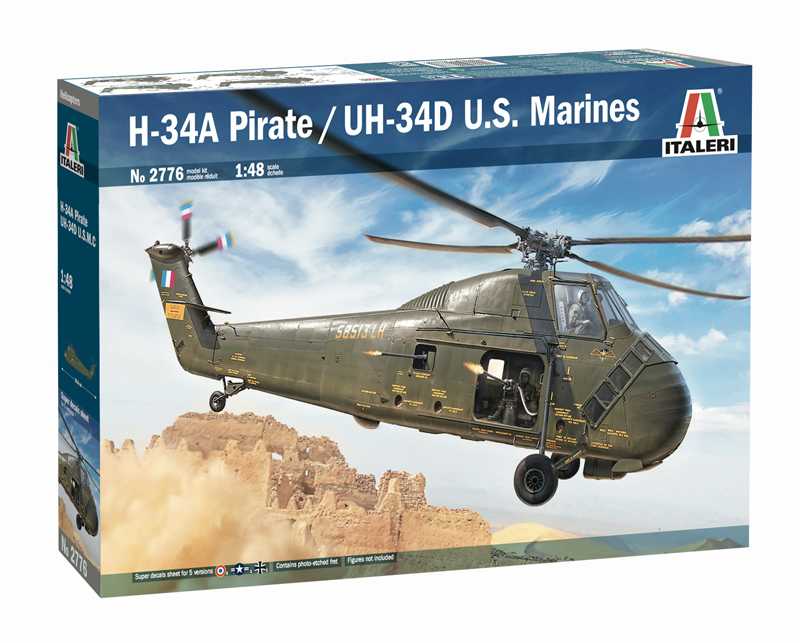Italeri - 2776 - H-34A Pirate /UH-34D U.S. Marines 1:48
