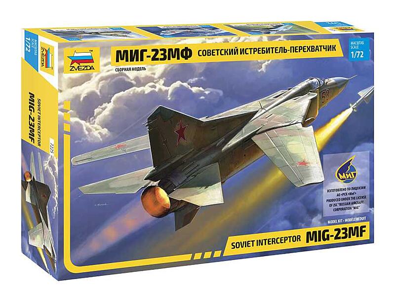 Zvezda - 7225 - MIG-23 MF Soviet Interceptor 1:72