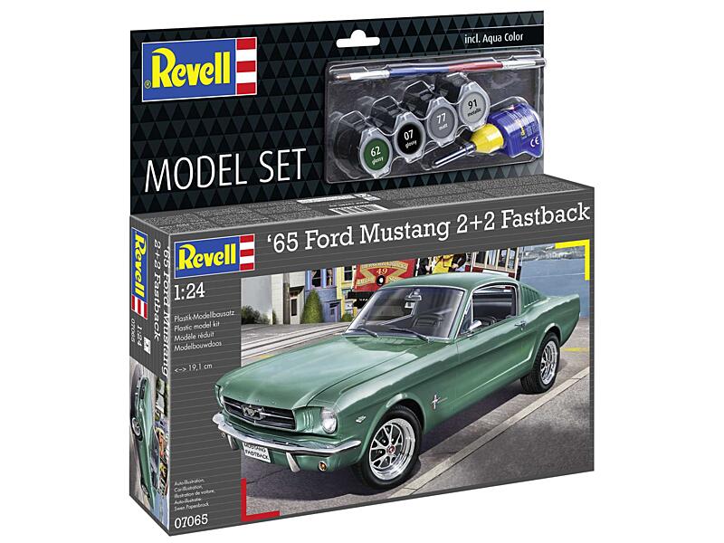 Revell - 67065 - 1965 Ford Mustang 2+2 Fastback 1:24