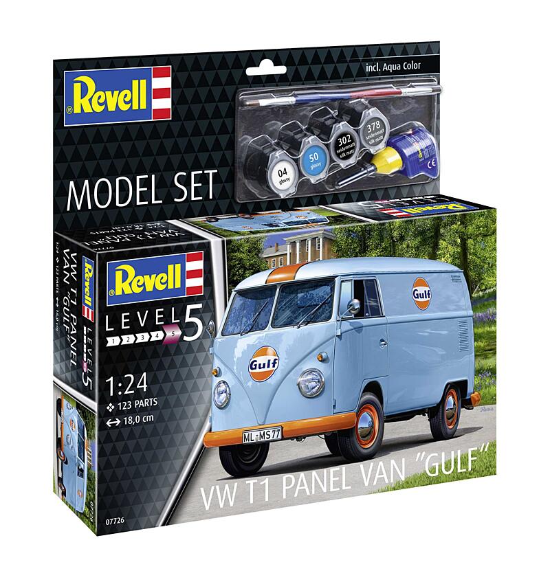 Revell - 67726 - VW T1 Panel Van Gulf Decoration 1:24