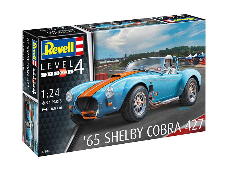 Revell - 07708 - 65 Shelby Cobra 427 1:24