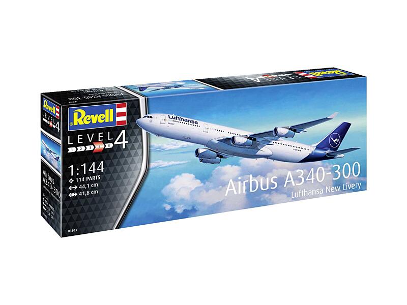 Revell - 03803 - A340-300 Lufthansa New Livery 1:144
