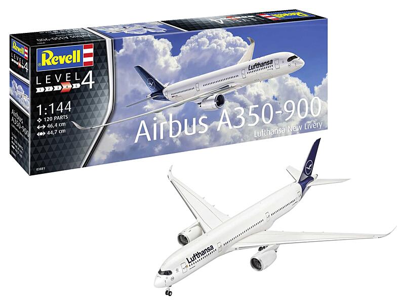 Revell - 03881 - Airbus A350-900 Lufthansa New Livery 1:144