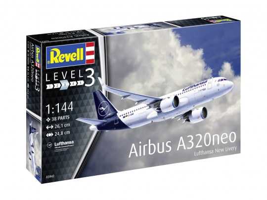 Revell - 03942 - Airbus A320 Neo Lufthansa New Livery 1:144