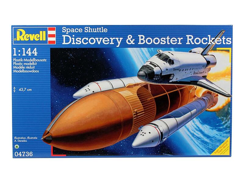 Revell - 04736 - Space Shuttle Discovery+Booster Rockets 1:144