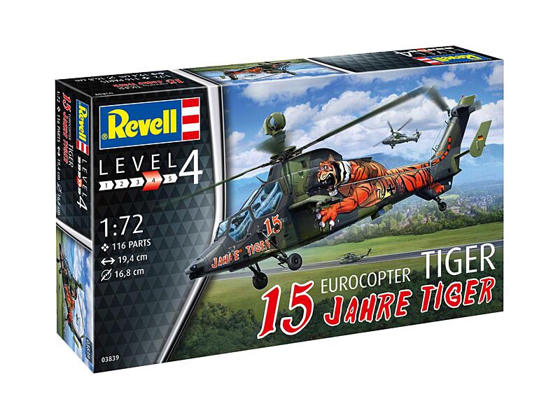 Revell - 03839 - Eurocopter Tiger - 15 Years Tiger 1:72