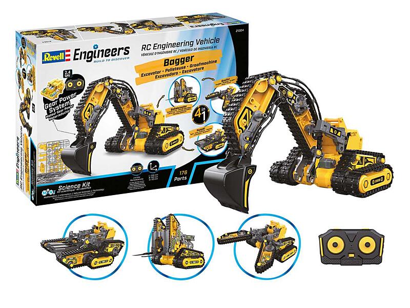 Revell - 21304 - RC Engineering Vehicle 4in1