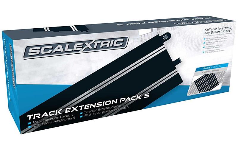 Rozšíření trati Scalextric C8554 - Track Extension Pack 5 - 8 X C8205 Straights