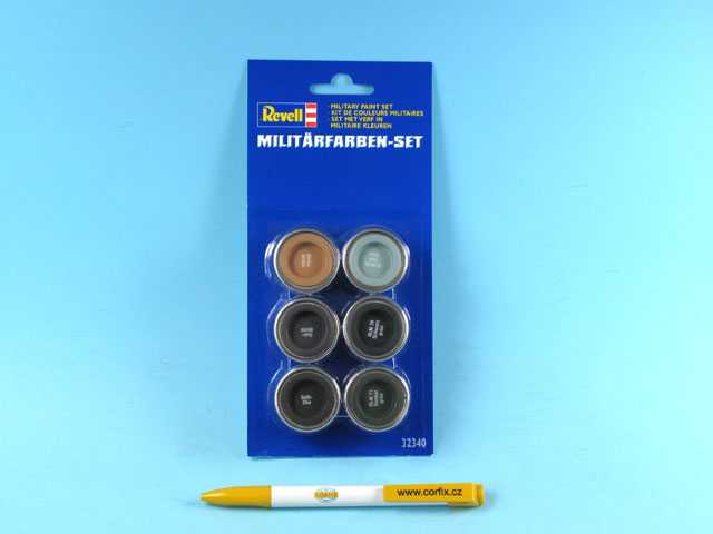 Revell - Sada barev Email Color 32340 - Military 6x14ml
