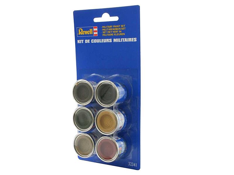 Revell - Sada barev Email Color 32341 - Military 6x14ml