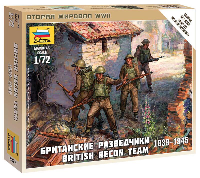 Zvezda - 6226 - British Recon Team 1:72