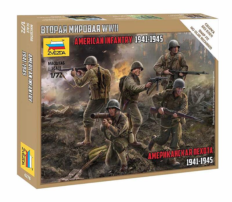 Zvezda - 6278 - US Infantry 1:72