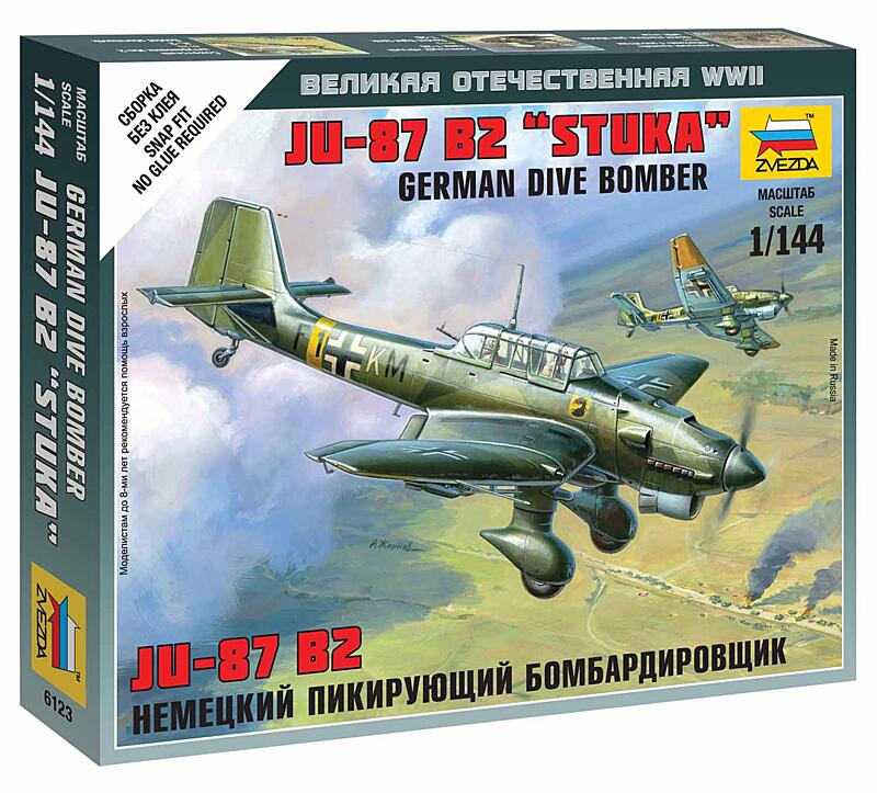 Zvezda - 6123 - Junkers JU-87 Stuka 1:144
