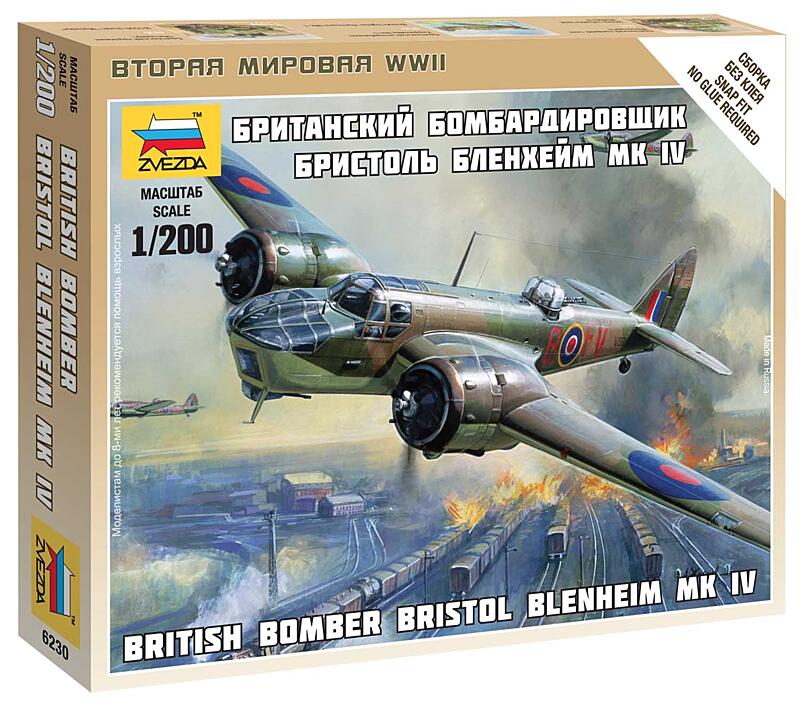 Zvezda - 6230 - British Bomber Bristol Blenheim IV 1:200