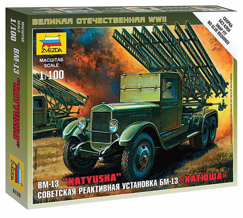 Zvezda - 6128 - BM-13 Katyusha 1:100