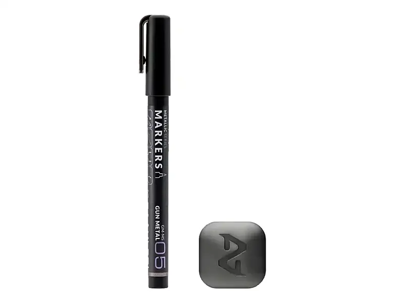 Gaahleri - metalický popisovač 45152 - Gun Metal 05