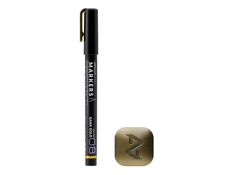 Gaahleri - metalický popisovač 45183 - Dark Gold 08