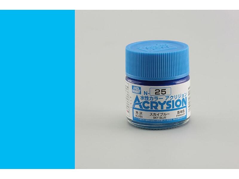 Gunze - Acrysion - N025 - Sky Blue - Nebeská modrá 10ml