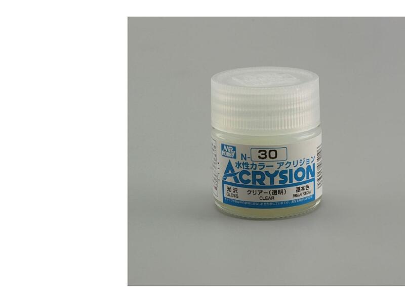 Gunze - Acrysion - N030 - Clear - Lesklý lak 10ml