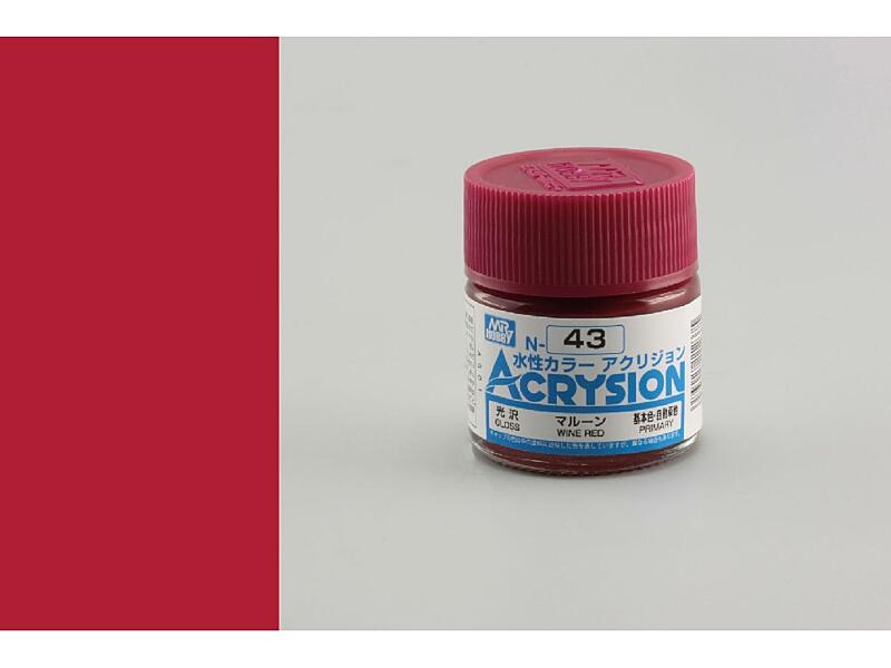 Gunze - Acrysion - N043 - Russet - Červenohnědá 10ml
