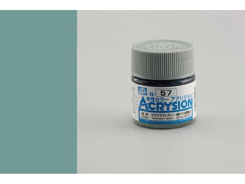 Gunze - Acrysion - N057 - Aircraft Gray - Letadlová šedá 10ml