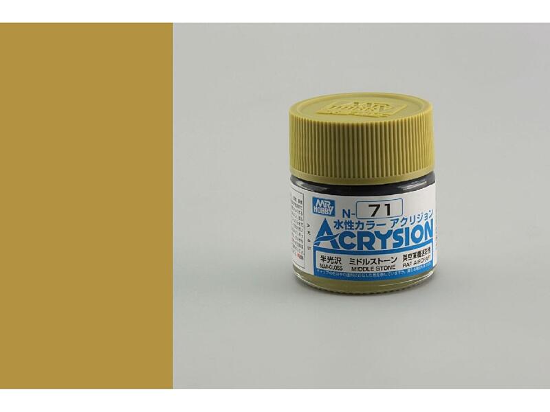 Gunze - Acrysion - N071 - Middle Stone - Břidlicová 10ml