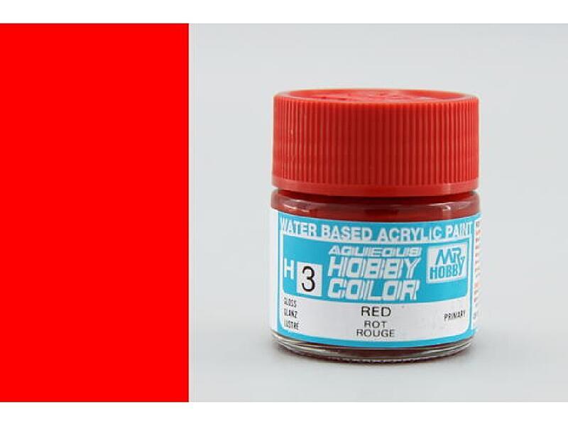 Gunze - Aqueous - H003 - Red - Červená 10ml