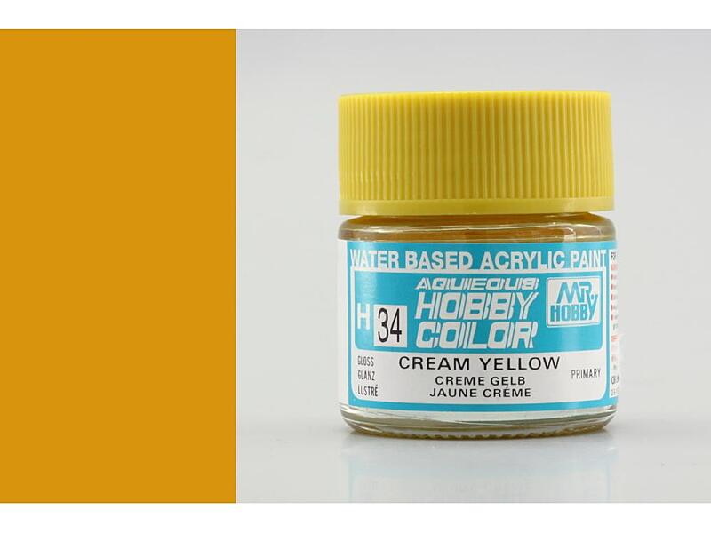 Gunze - Aqueous - H034 - Cream Yellow - Krémově žlutá 10ml
