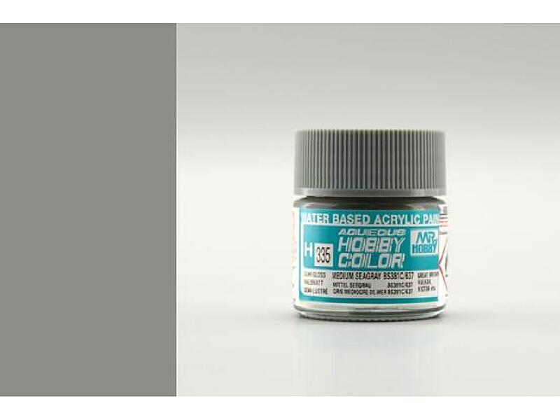 Gunze - Aqueous - H335 - Medium Seagray BS381C/637 - Střední mořská šedá 10ml