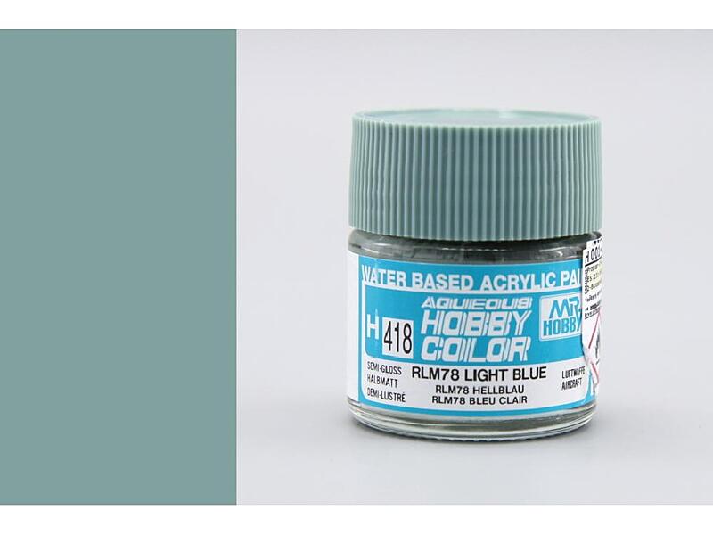 Gunze - Aqueous - H418 - RLM78 Light Blue - Světle modrá 10ml