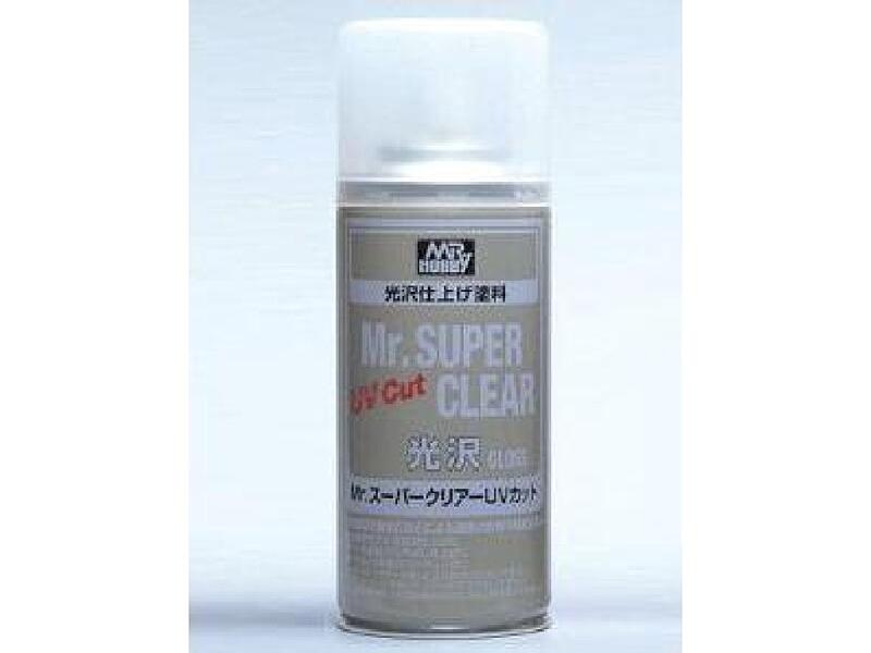 Gunze - B522 - Mr.Super Clear UV Cut Gloss Spray - Lesklý lak s UV filtrem 170ml