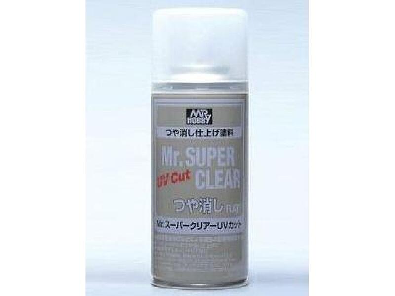 Gunze - B523 - Mr.Super Clear UV Cut Flat Spray - Matný lak s UV filtrem 170ml