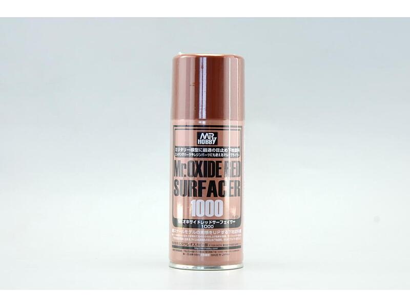 Gunze - B525 - Mr.Oxide Red Surfacer 1000 - Stříkací tmel - rezatý 170ml